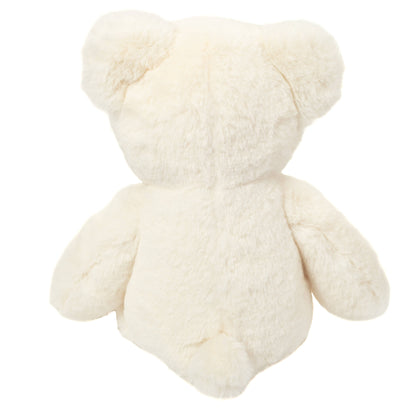 Oso de peluche color crema