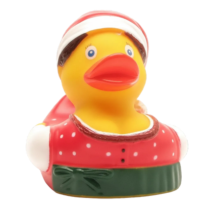 Pato dirndel navideño
