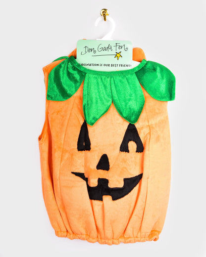 Déguisement citrouille Halloween 2-4 ans (taille 98-104 cm)