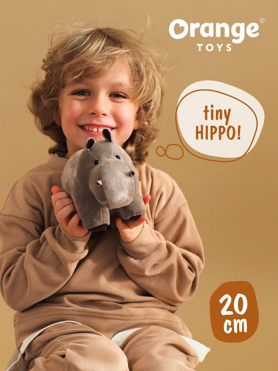 Plush Hippopotamus - 20 cm