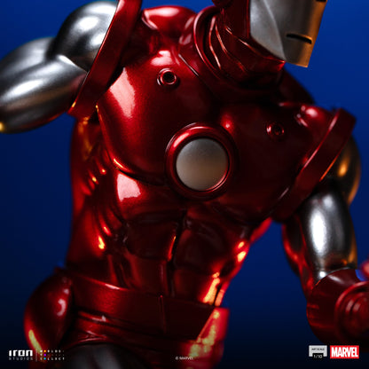 Statue Iron Man Red & Chrome - Marvel Comics - Art Scale 1/10