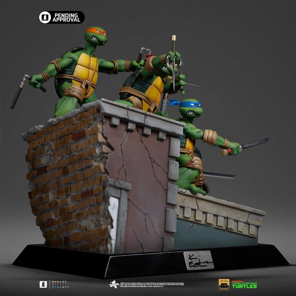 Statue TMNT 1st Cover Set (Signed Version) - Teenage Mutant Ninja Turtles - Art Scale 1/10