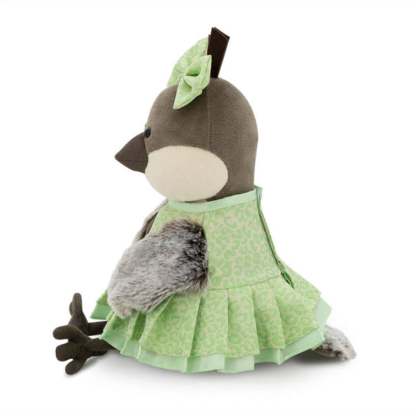 Peluche Grace el Gorrión: Aguacate - 20 cm - 0+