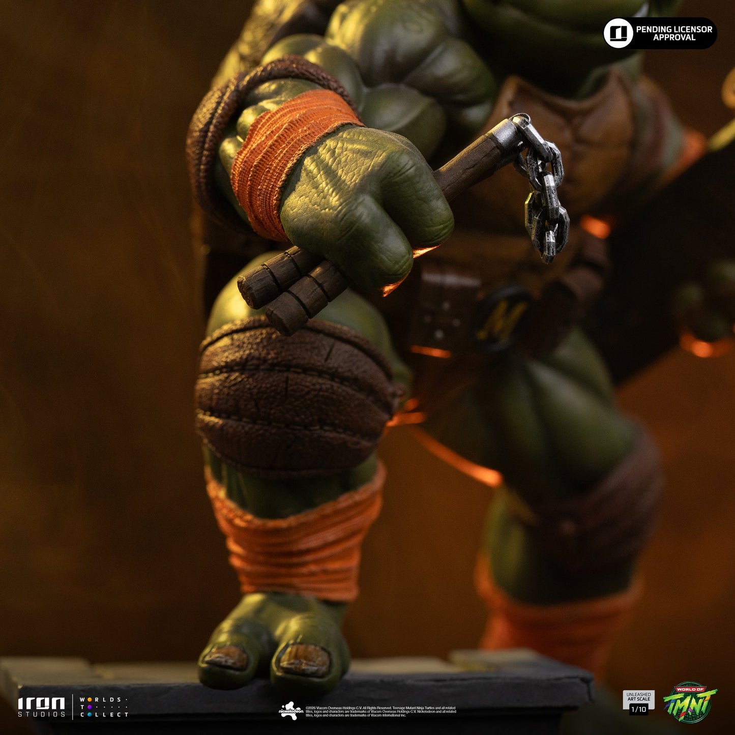 Statue Michelangelo Unleashed - Teenage Mutant Ninja Turtles - Art Scale 1/10