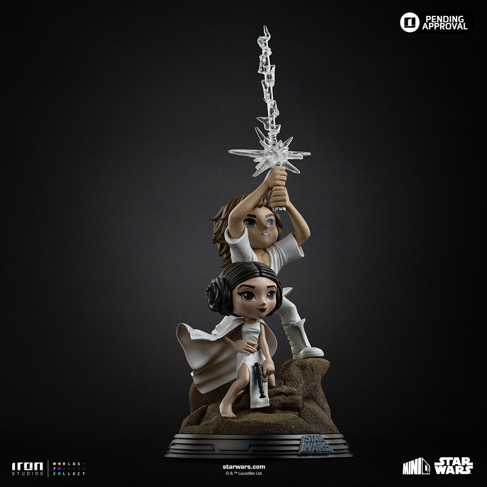 Figurine Luke and Leia - Star Wars - Mini Co.