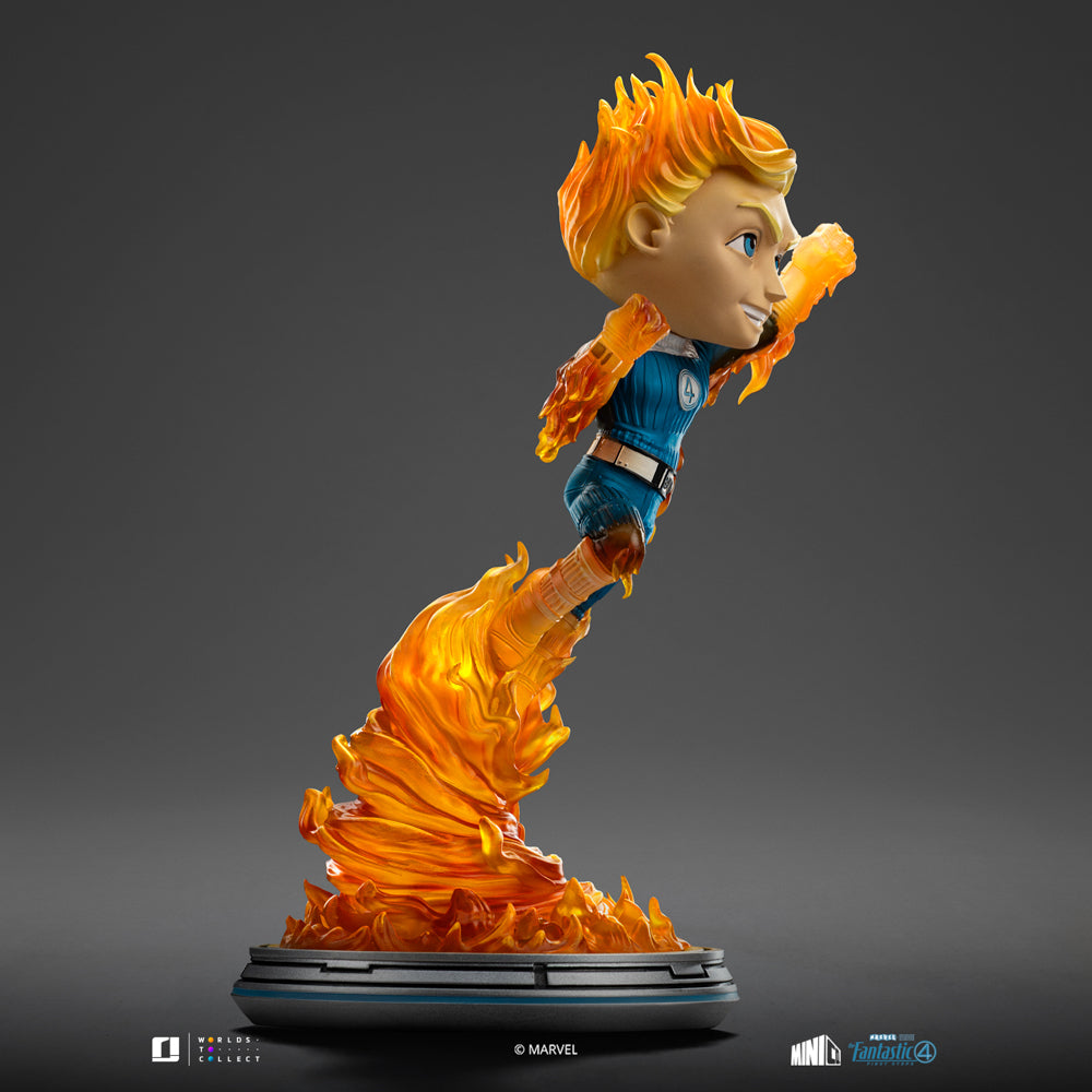 Figurine Human Torch (Blue Suit Variant) - Fantastic Four - Mini Co. - The Fantastic Four