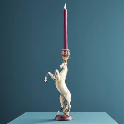 Chandelier Cheval de Cirque Blanc