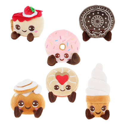 Assortiment 12 peluches Pâtisserie 8cm - KEELTOYS