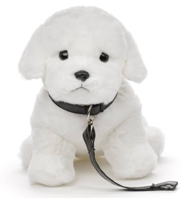 Peluche Chien maltais (avec laisse) Uni Toys