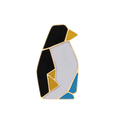 Pin de pingüino de origami