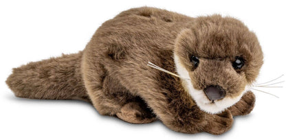 Baby otter, standing, 26 cm (length), soft toy/plush
