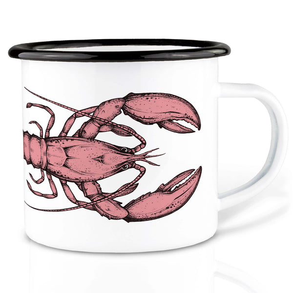 Taza de esmalte – Langosta