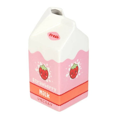 Vase Brique de lait à la fraise