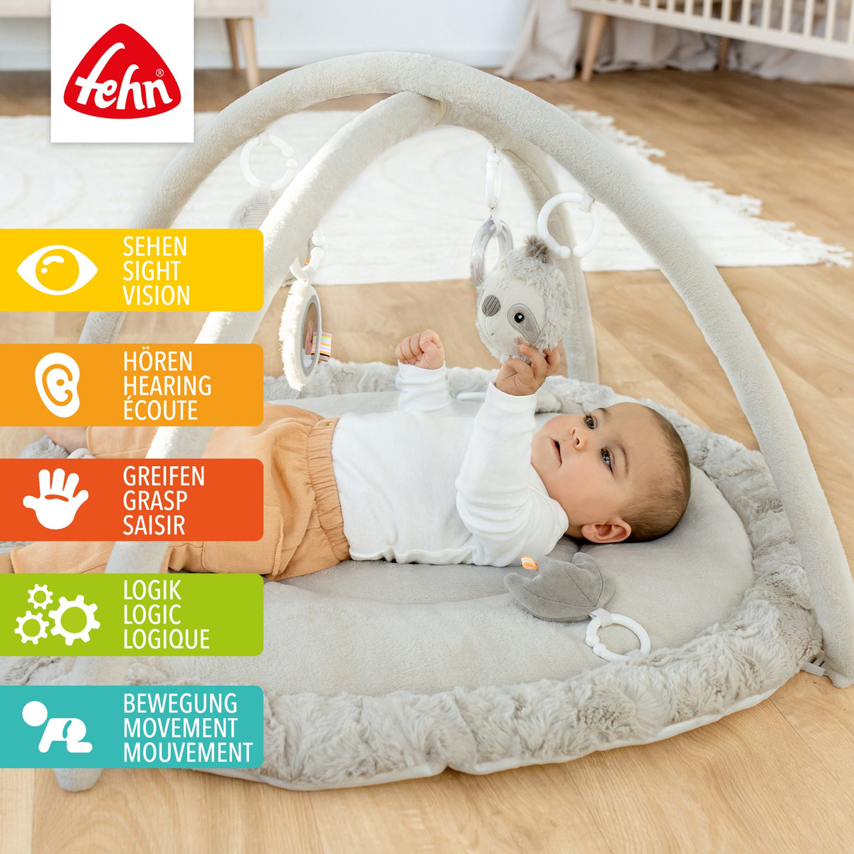 3-D-Activity-Decke Faultier