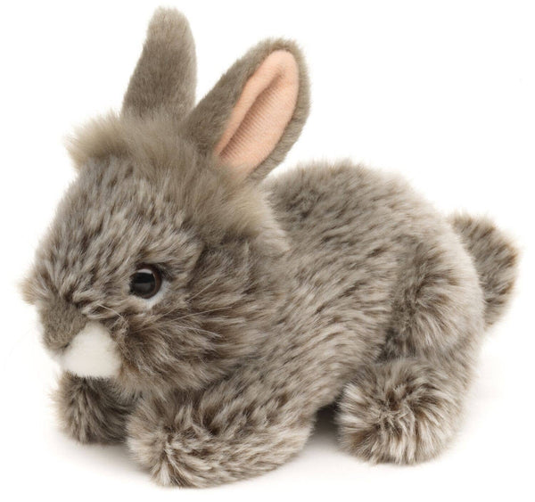 Peluche Lapin angora - Gris Uni Toys