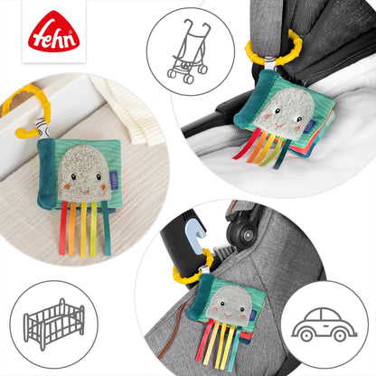 Mini-Knisterbuch Tintenfisch