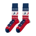 Reindeer on Duty Socks