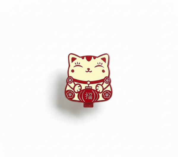 Spilla del gatto fortunato