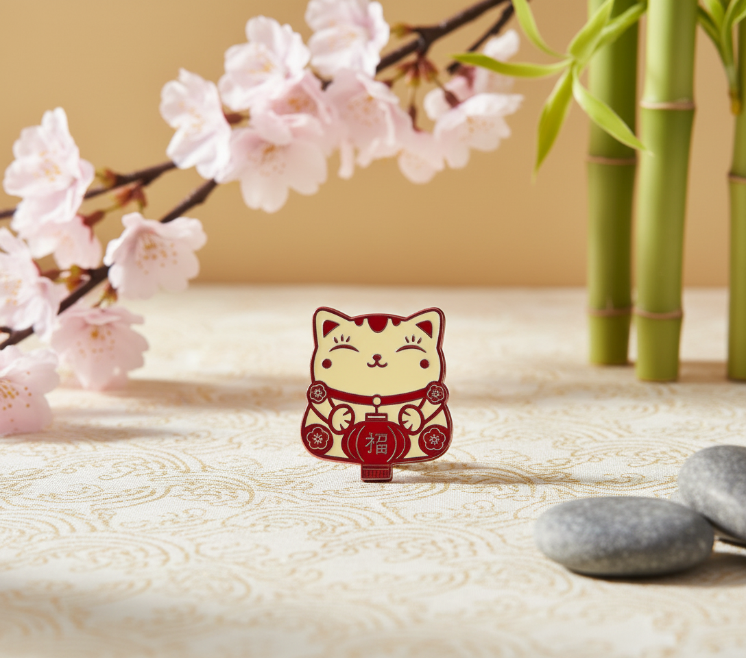 Lucky Cat Pin