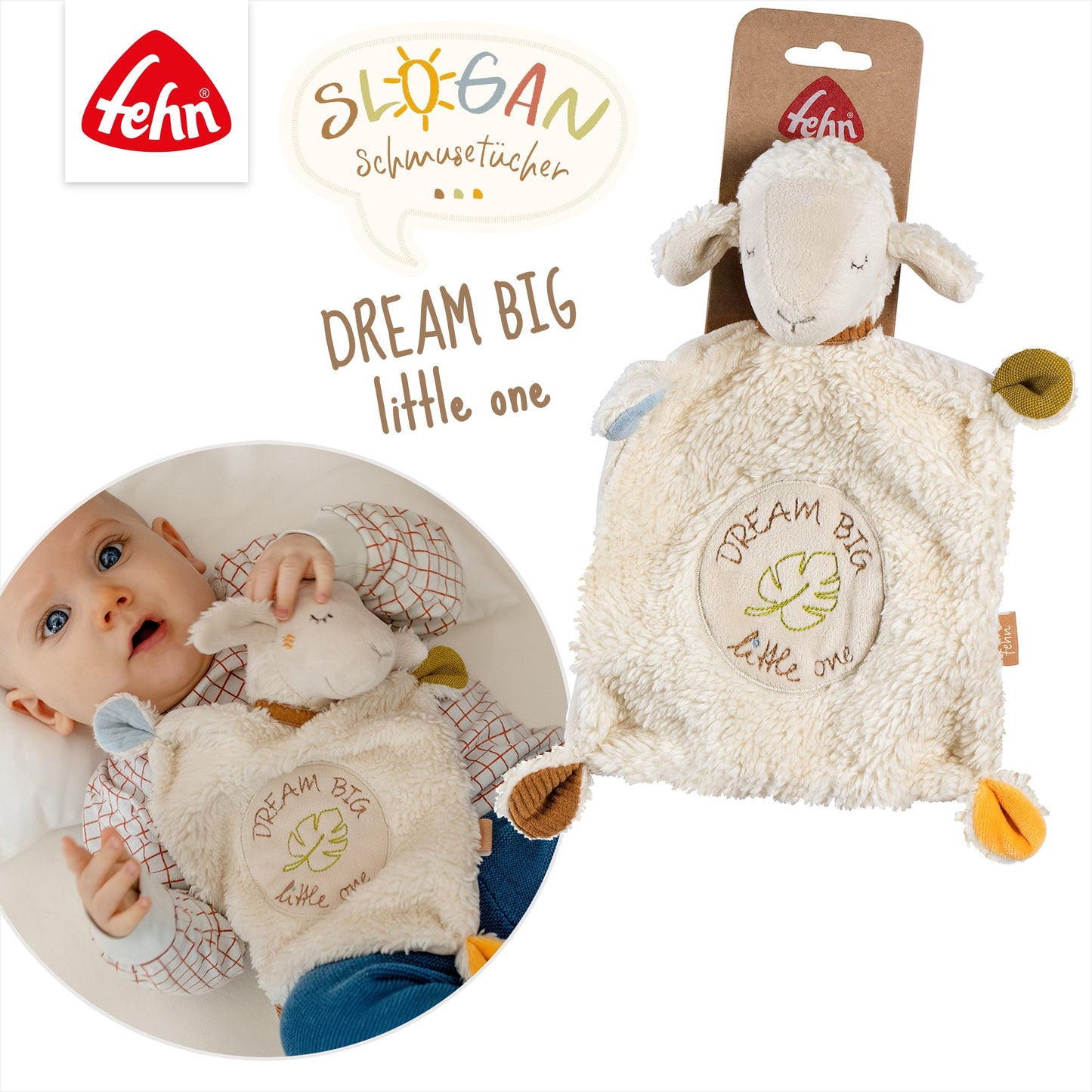 Schmusetuch Schaf Dream Big