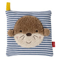 Coussin aux noyaux de cerise loutre Theo