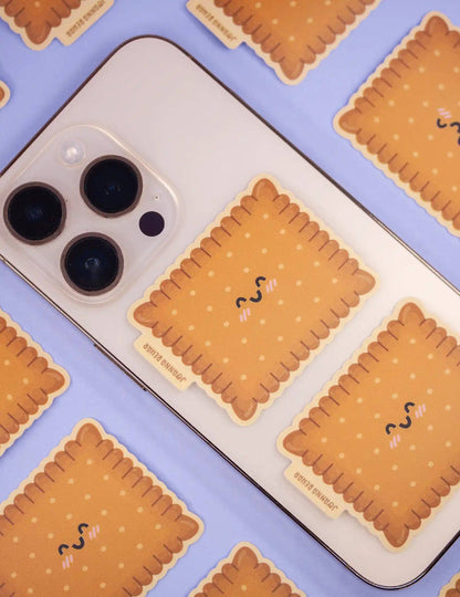 Autocollant en vinyle – Petit Beurre biscuit pour la prise de notes | Joanna Behar – vue 2
