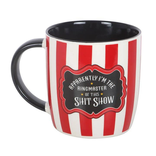 Mug Cirque à rayures rouges