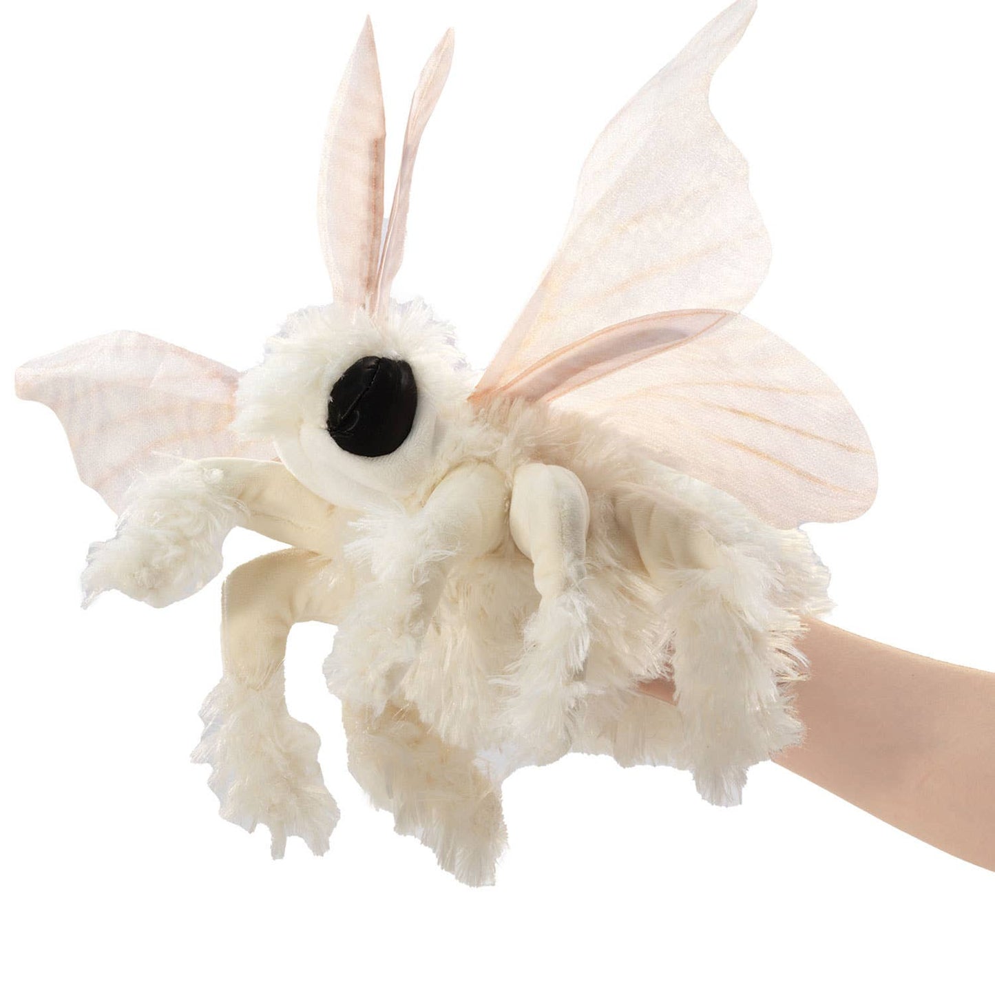Marionnette à main Poodle Moth 3226/ Papillon-poodle Folkmanis réaliste
