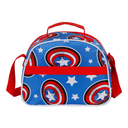 Sac Repas 3D Marvel Captain America « Let's go »