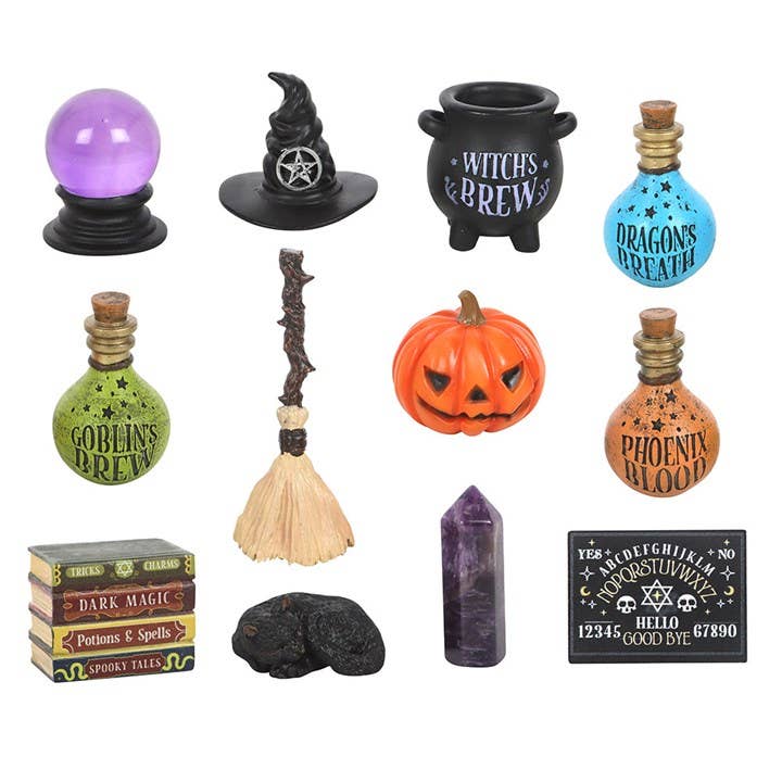 Calendrier de l'Avent d'Halloween "Étagère des Ombres" 12 jours