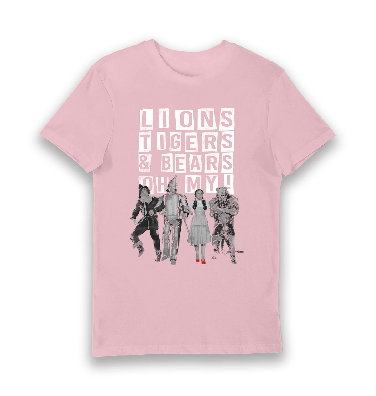 T-shirt adulte Le Magicien d'Oz Lions Tigers & Bears Oh My