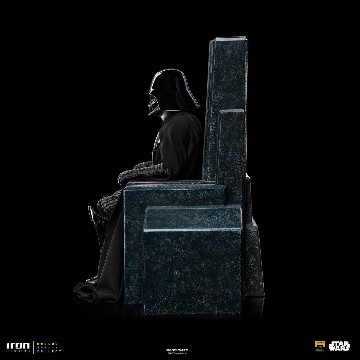 Darth Vader on Throne Statue - Star Wars: Obi-Wan Kenobi Series - Art Scale 1/10 - Iron Studios