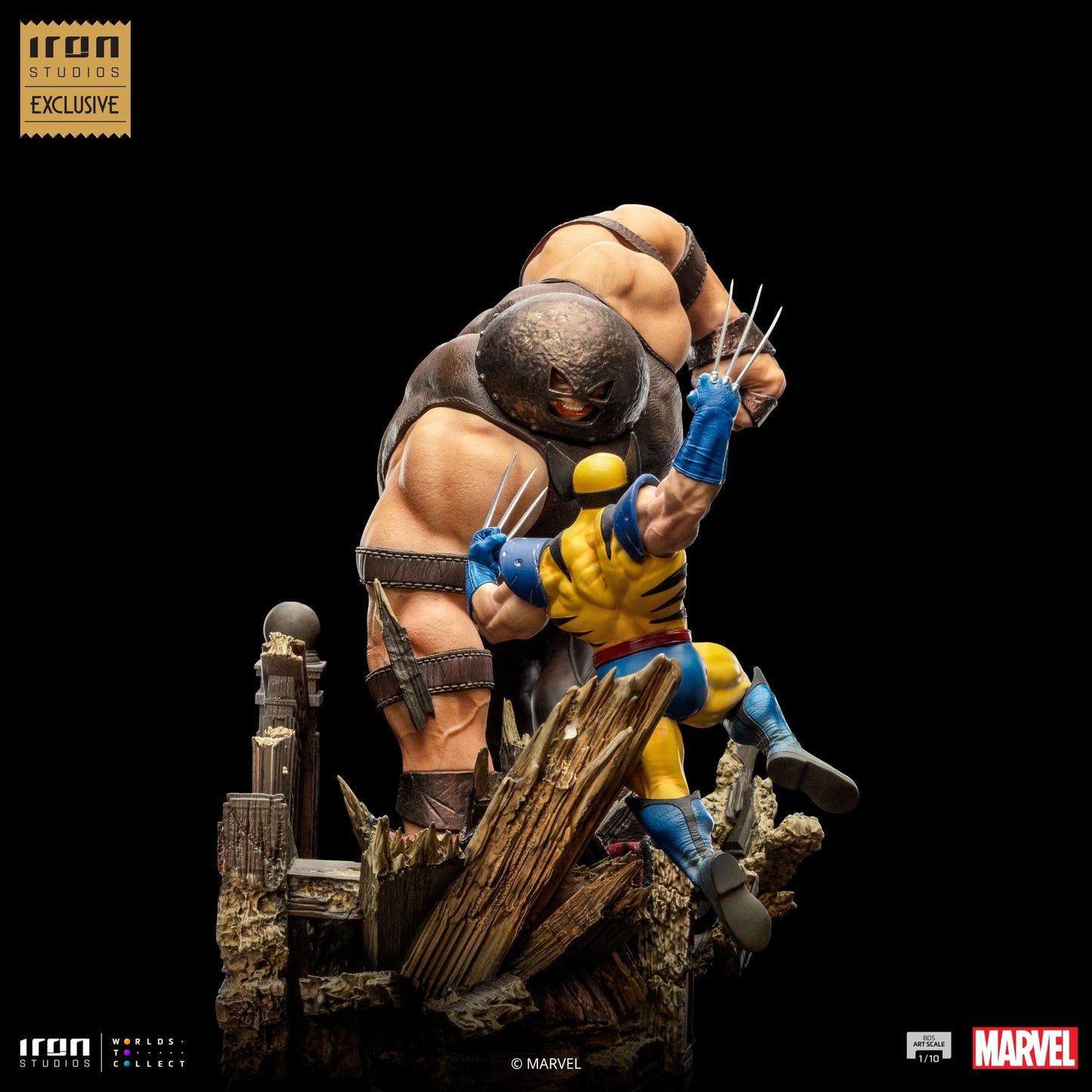 Statue Wolverine vs Juggernaut - X-Men - Art Scale 1/10 - Marvel Comics