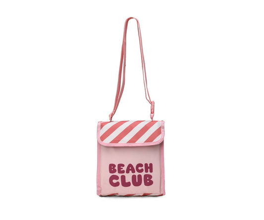 Sac isotherme pour goûter Stripes Bloom & Blush