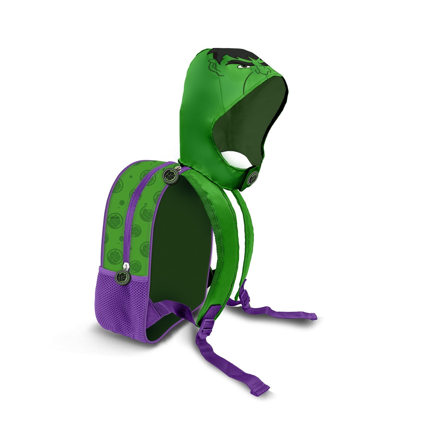 Sac à Dos à Capuche Hood Marvel « Hulk Go! »