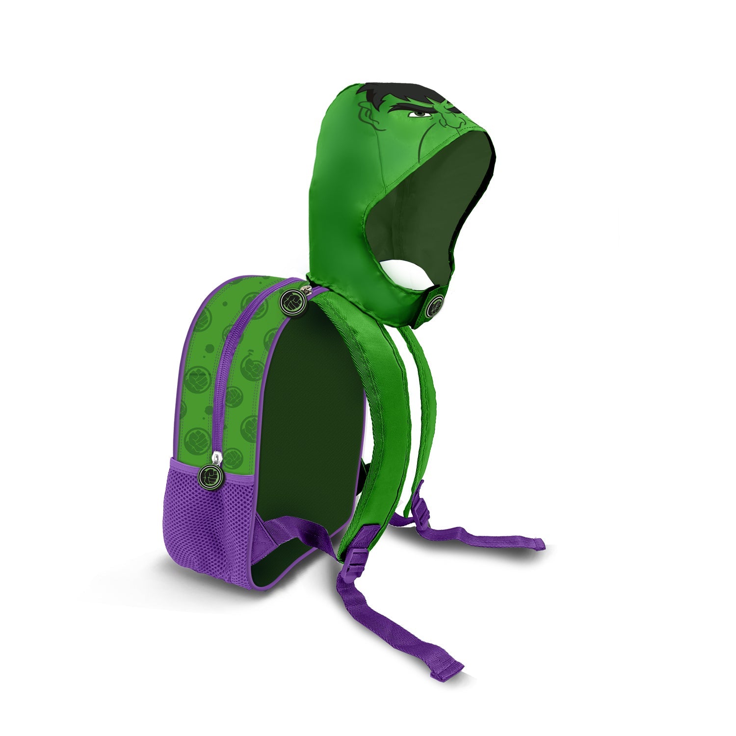 Sac à Dos à Capuche Hood Marvel « Hulk Go! »
