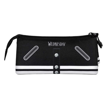 Trousse Triple FAN 2.0 Wednesday « Varsity » – Noir