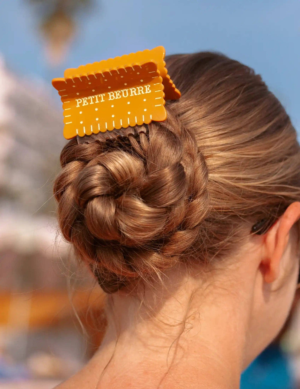 Pince à Cheveux Biscuit Petit Beurre