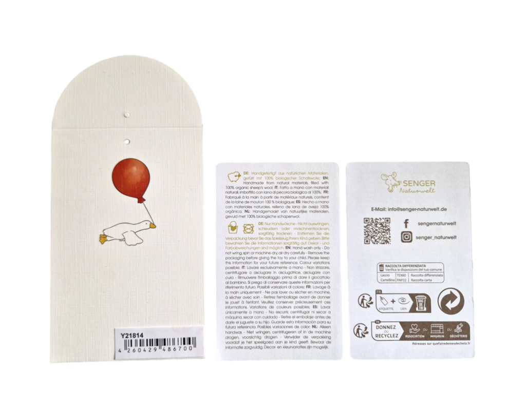 Cão de peluche, pequeno | Branco e bege