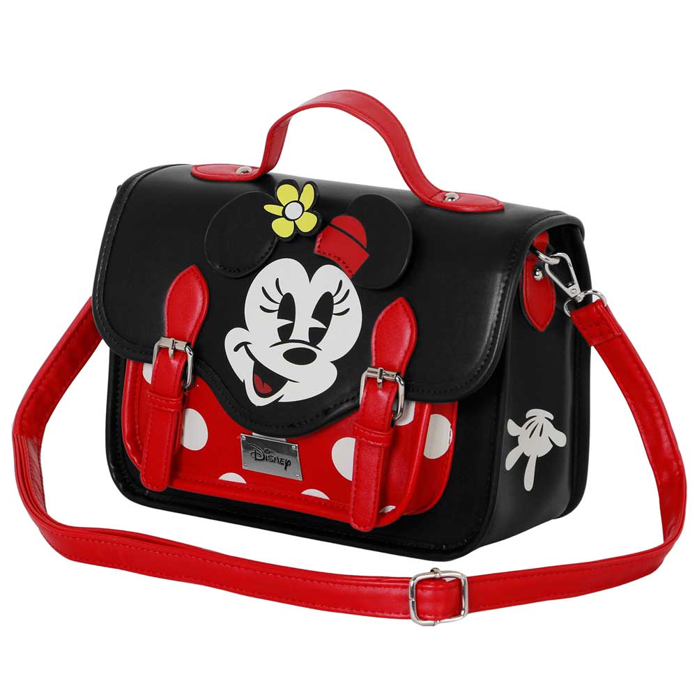 Sac à Bandoulière-Sac à Dos Satchel Disney Minnie Mouse « Face » – Multicolore
