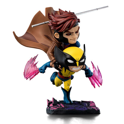 Figurine Gambit and Wolverine - X-Men '97 - Mini Co. - Marvel Comics