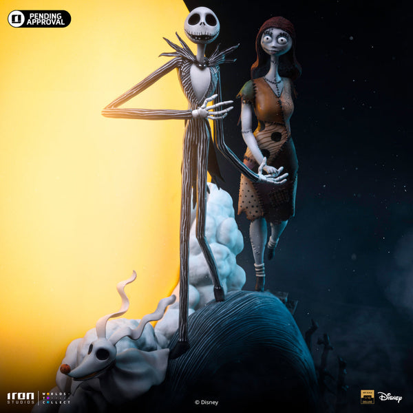 Statue Jack and Sally - Nightmare Before Christmas - Deluxe Art Scale 1/10 - Disney Classics