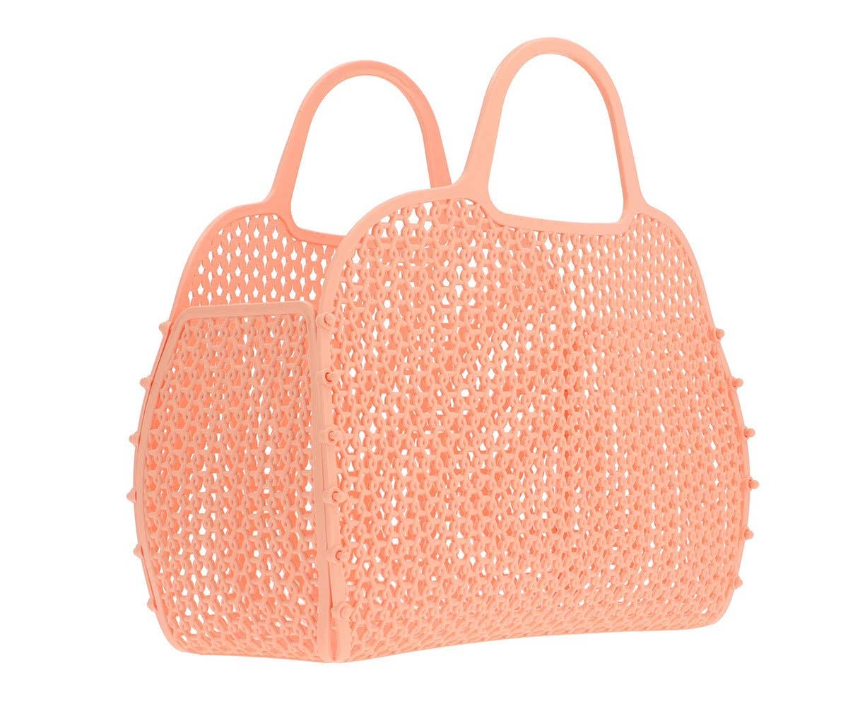 Retro Vintage Blush Abrikoos Tas