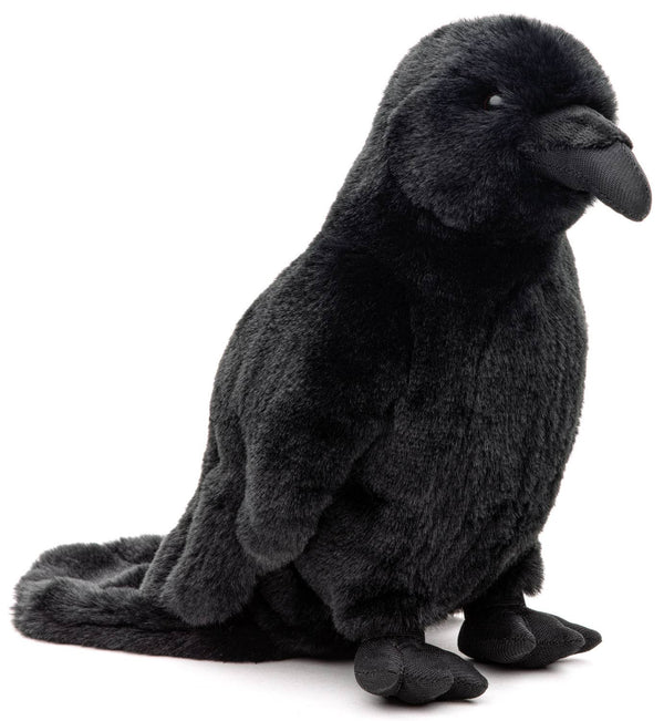Corbeau noir - Avec voix chantante - 23 cm (hauteur) Uni Toys