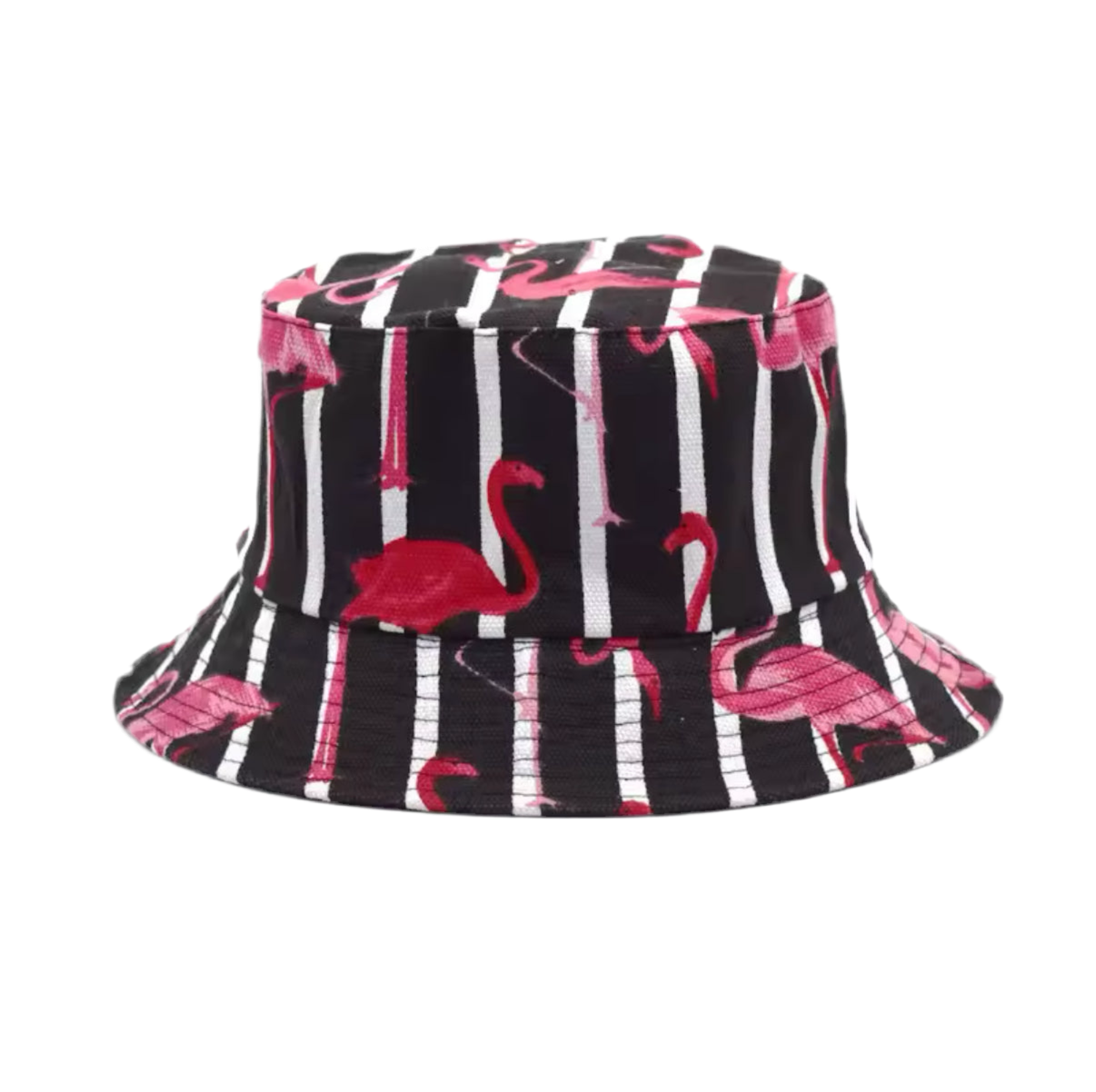 Bob rayé Flamants Roses
