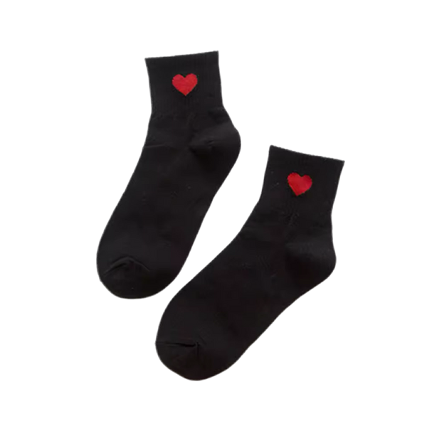 Calzini corti a forma di cuore ❤️
