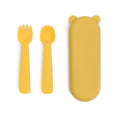 Set di posate gialle per bambini