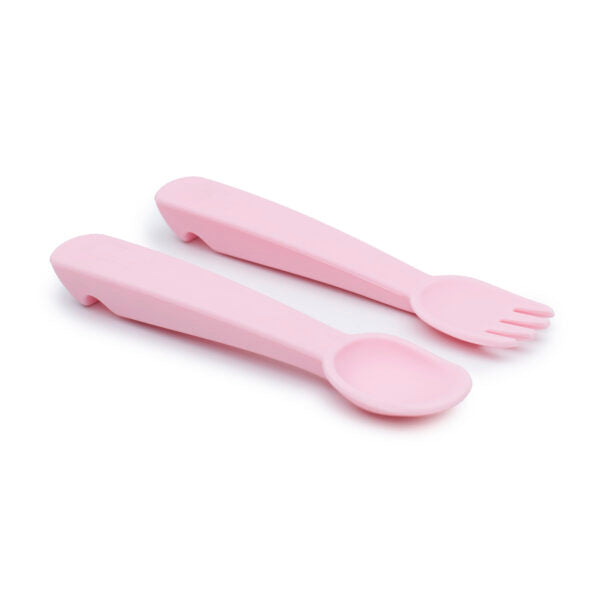 Set di posate per bambini rosa cipria