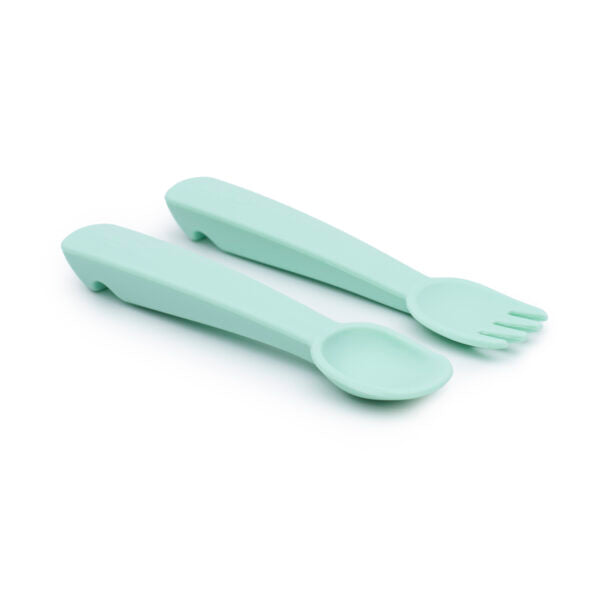 Set di posate per bambini verde menta