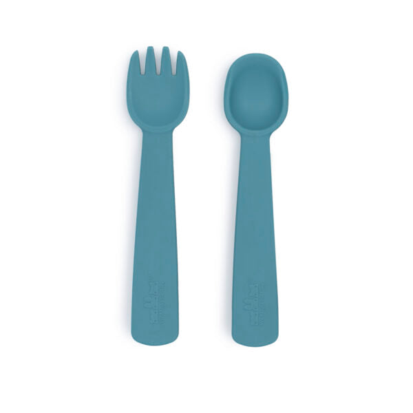 Set de Couverts Bébé Bleu Canard